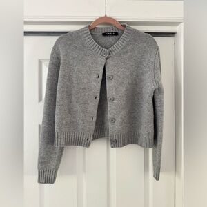 CAARA 70% cashmere 30% wool Grey sweater L, NWOT
